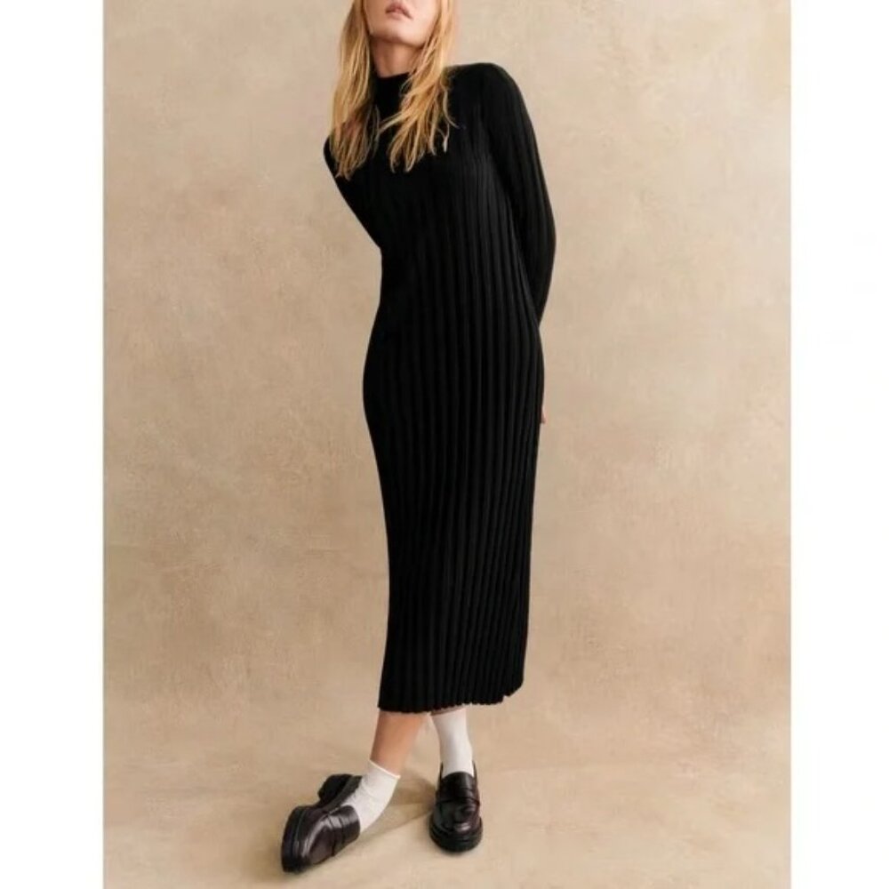 Sezane Merino Wool Dress